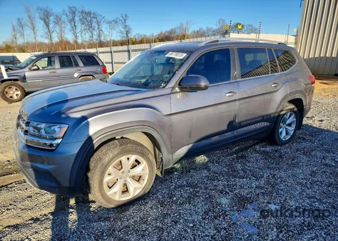 2019 Volkswagen Atlas S из США, поврежденный, VIN 1V2AP2CAXKC524403